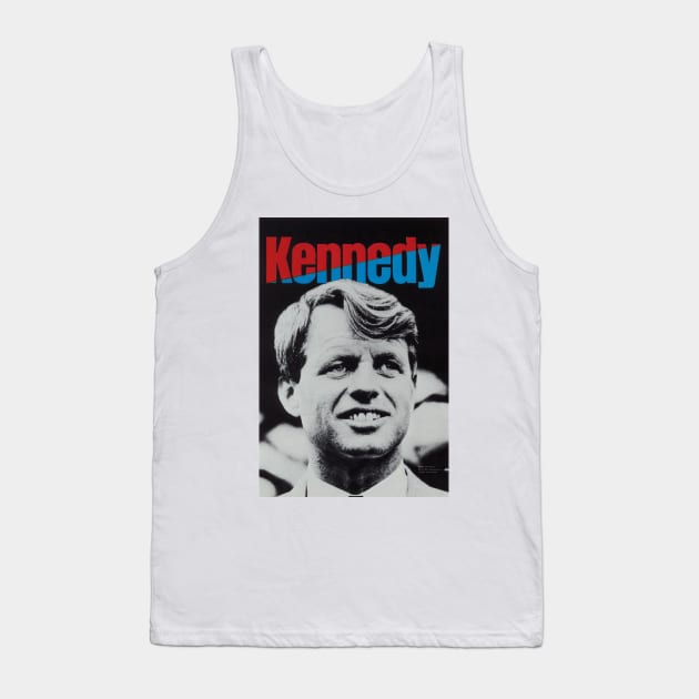 Robert F Kennedy 1968 Presidential Campaign Poster Design Tank Top by Naves